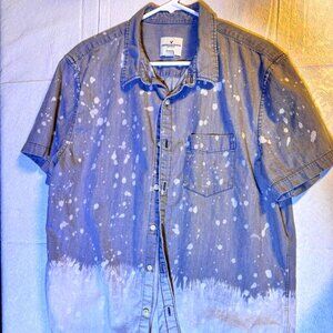 American Eagle Button Down Short Sleeve Shirt